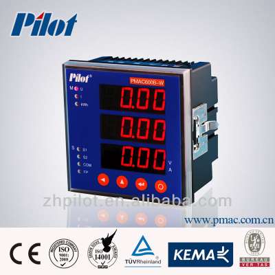 LED Panel 3 Phase Voltmeter / Ammeter PMAC600B